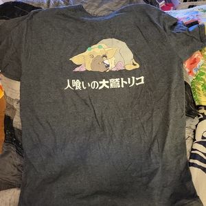 Playstation The Last Guardian Official T Shirt Japanese Text Size L Sony 2016
